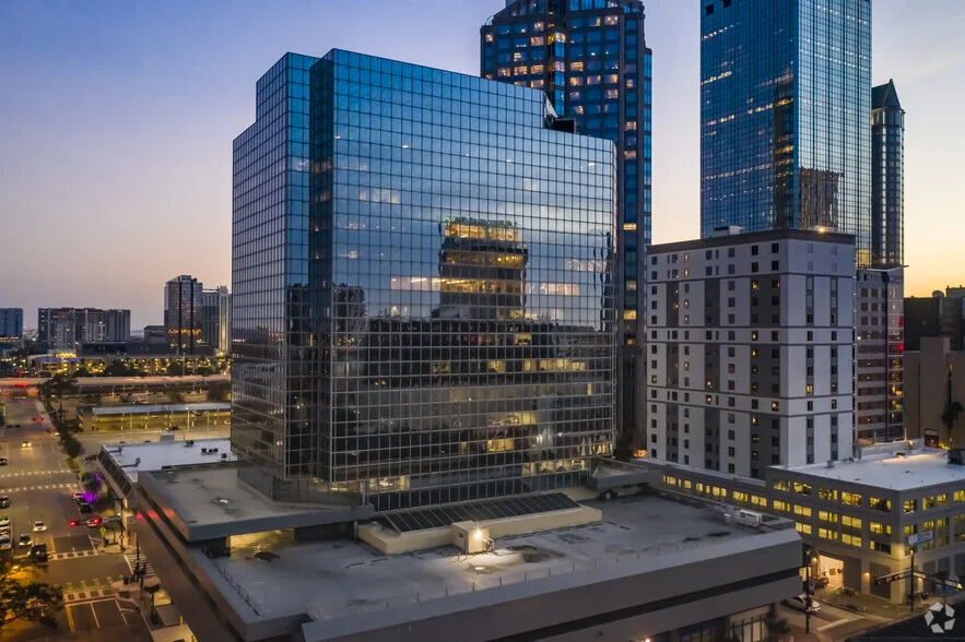 Office towers at 501 East Kennedy Boulevard in Tampa